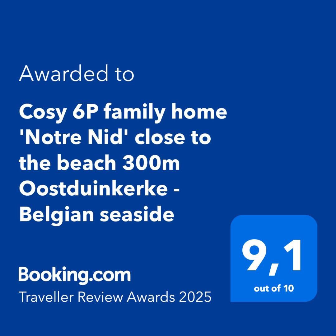 Cosy 6P Family Home 'Notre Nid' Close To The Beach 300M Oostduinkerke - Belgian Seaside Bagian luar foto